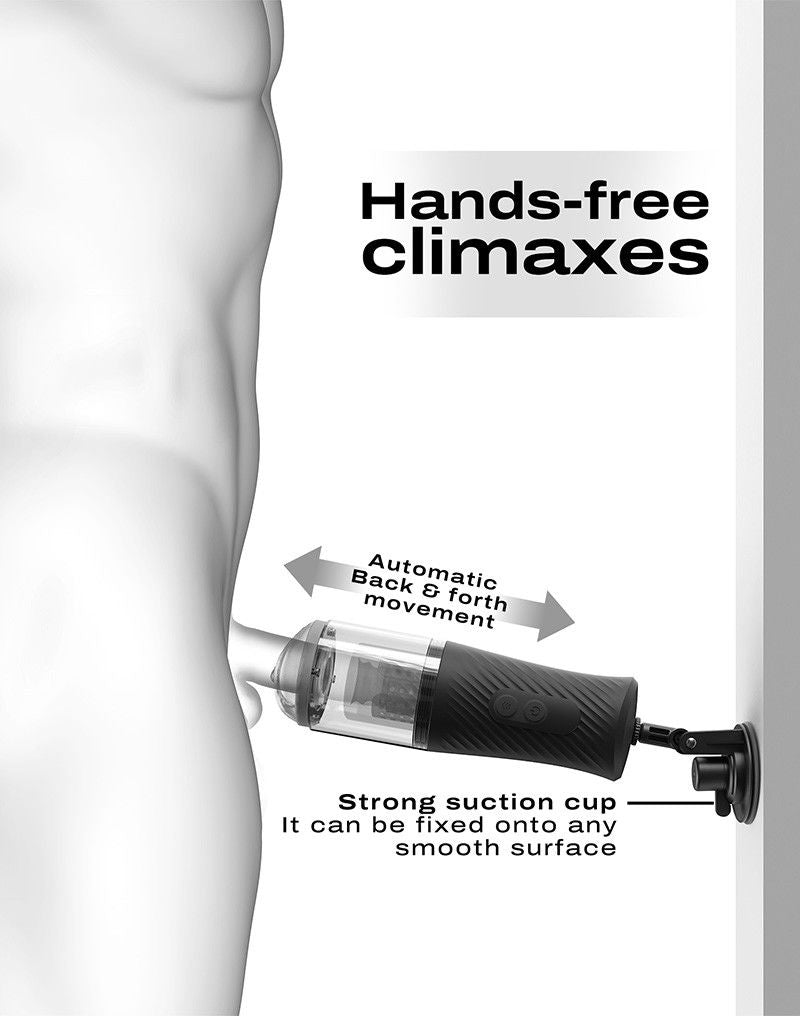 Dorcel - Thrust Blow - Automatische Stotende Masturbator - Zwart