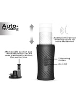 Dorcel - Thrust Blow - Automatische Stotende Masturbator - Zwart