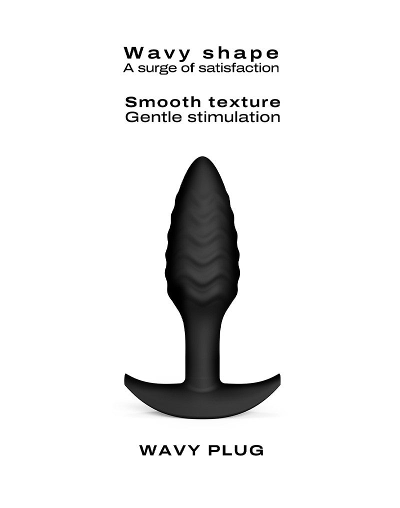 Dorcel - Wavy Plug - Butt Plug - Zwart