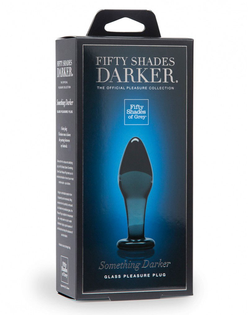 Something Darker - FSoG "Darker" Glass Butt Plug
