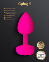 G-Vibe - G-Plug Small - Vibrerende Butt Plug - Roze