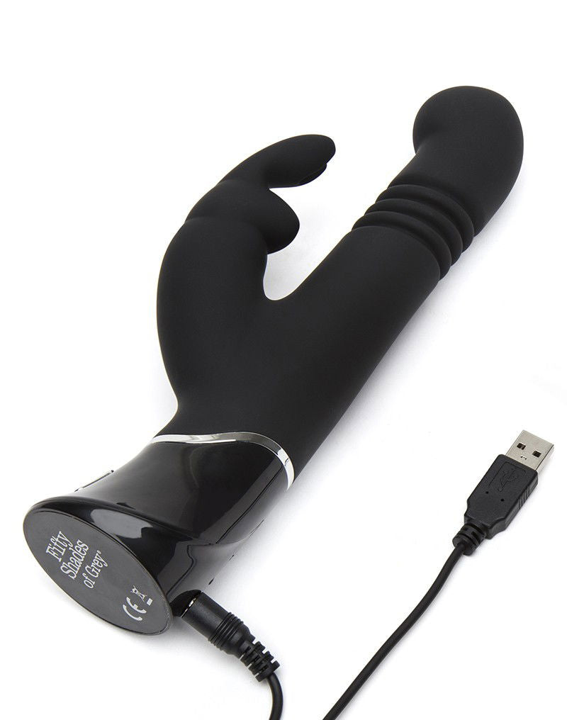 Greedy Girl - FSoG Thrusting G-Spot Rabbit Vibrator