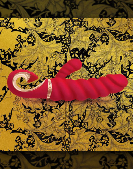 Gvibe - GCandy Mini - Geribbelde Rabbit Vibrator - Rood