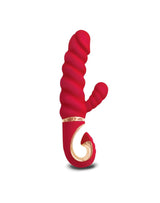 Gvibe - GCandy Mini - Geribbelde Rabbit Vibrator - Rood