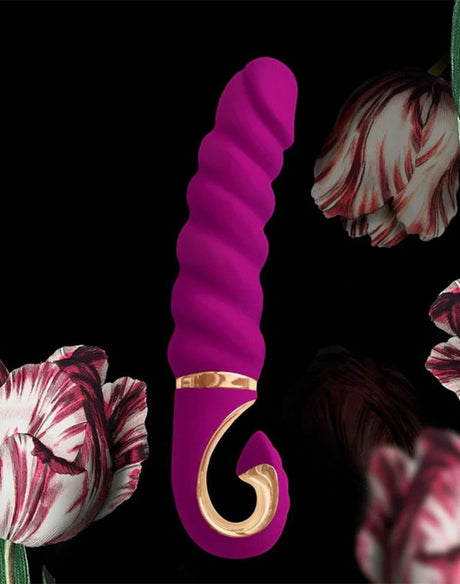Gvibe - GJack Mini - Geribbelde Vibrator - Fuchsia
