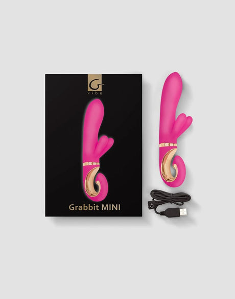 Gvibe - GRabbit Mini - Rabbit Vibrator - Roze