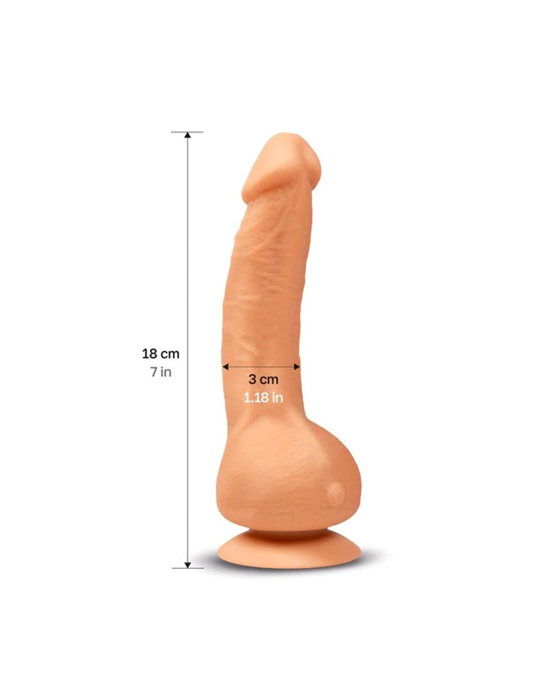 Gvibe - Greal Mini - Vibrating Dildo - Nude