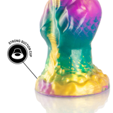 Epic - Iris dildo met regenboogtesticles