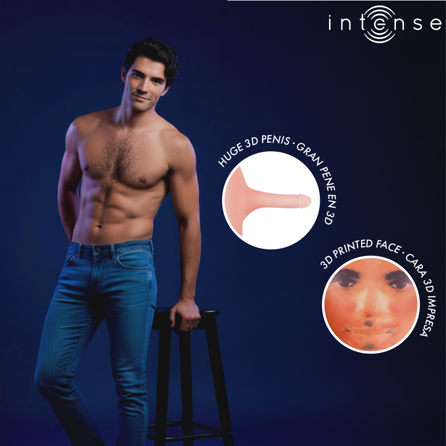 Intense Dolls - Anthony Opblaasbare Man met 3D Penis