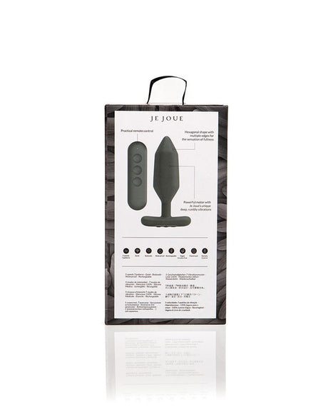 Je Joue - Onyx - Anale Vibrator met Afstandsbediening - Zwart