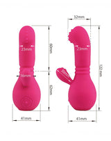 Kawaii - Maro 5 - Rabbit Vibrator - Cerise