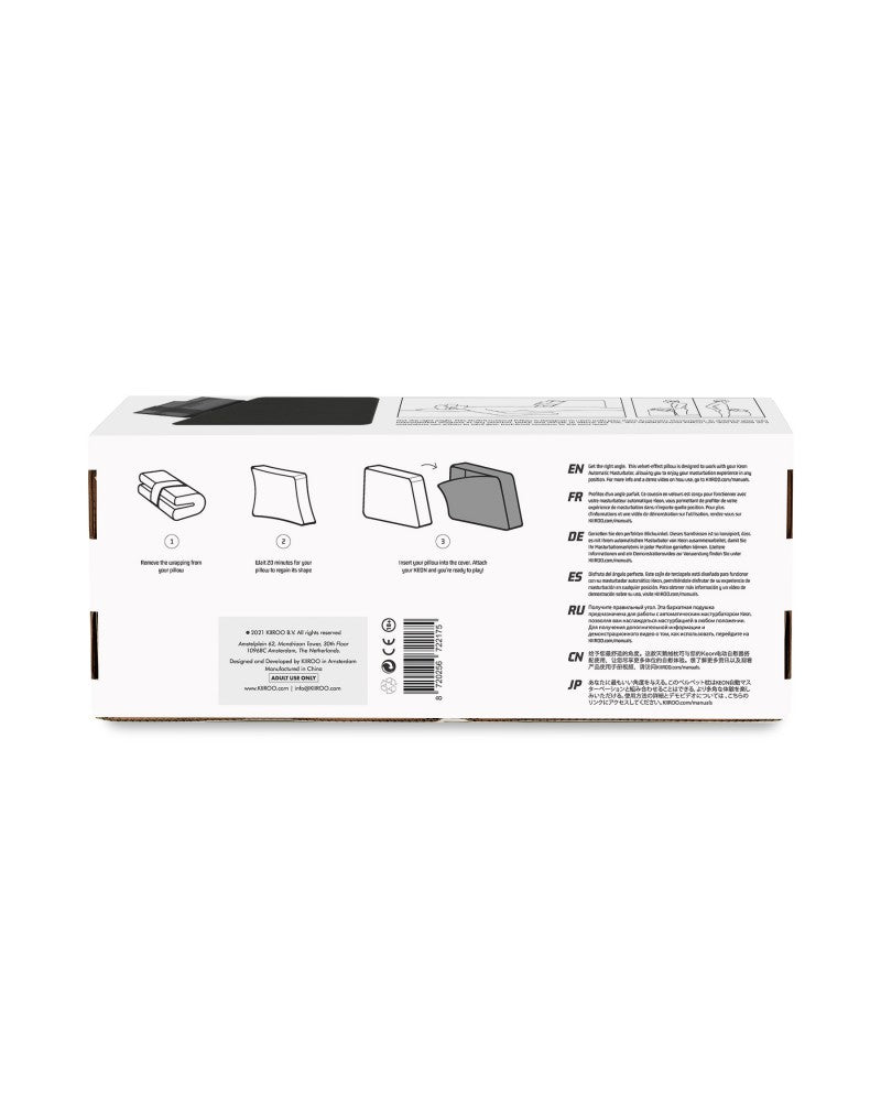 KIIROO - Multifunctioneel Kussen voor KEON Masturbator - Zwart