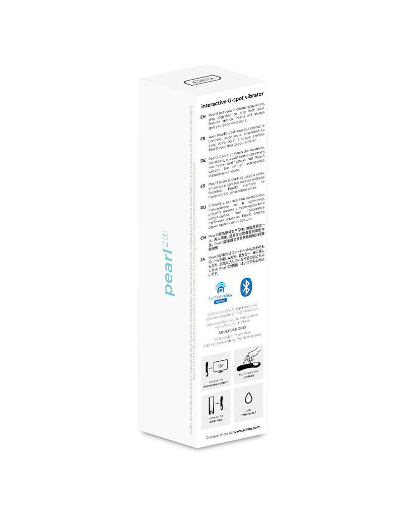 Kiiroo - Pearl 2+ - Interactieve G-Spot Vibrator - Turquoise