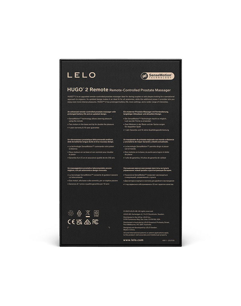 LELO - Hugo 2 - Prostaat Massager met Afstandsbediening