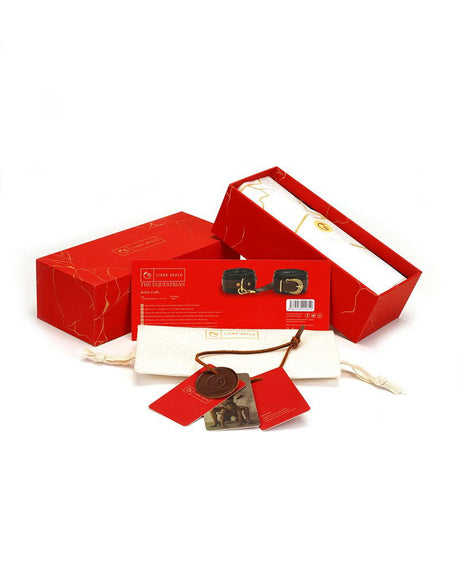 Liebe Seele - Leren Enkelboeien - Zwart, Bruin & Goud