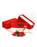 Liebe Seele - Leren Blinddoek - Zwart, Bruin & Goud