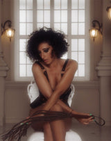 Liebe Seele - Leren Zweep met Strengen - Zwart & Bruin