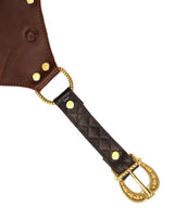 Liebe Seele - Leren Slip - Zwart, Bruin & Goud