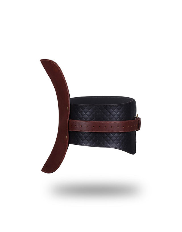 Liebe Seele - Leren Zadel - Zwart, Bruin & Goud