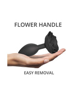 Love to Love - Open Roses Maat L - Butt Plug - Zwart