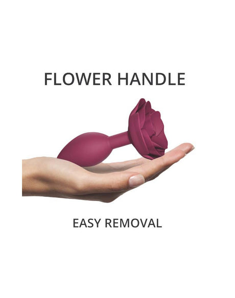 Love to Love - Open Roses Maat M - Butt Plug - Plum