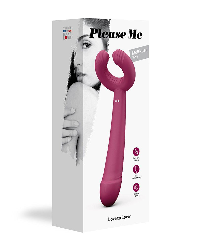 Love to Love - Please Me - Multi Vibrator - Plum