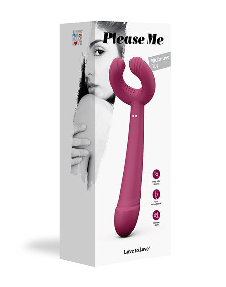 Love to Love - Please Me - Multi Vibrator - Plum