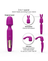 Love to Love - R-Evolution - Wand Vibrator met 2 Opzetstukken