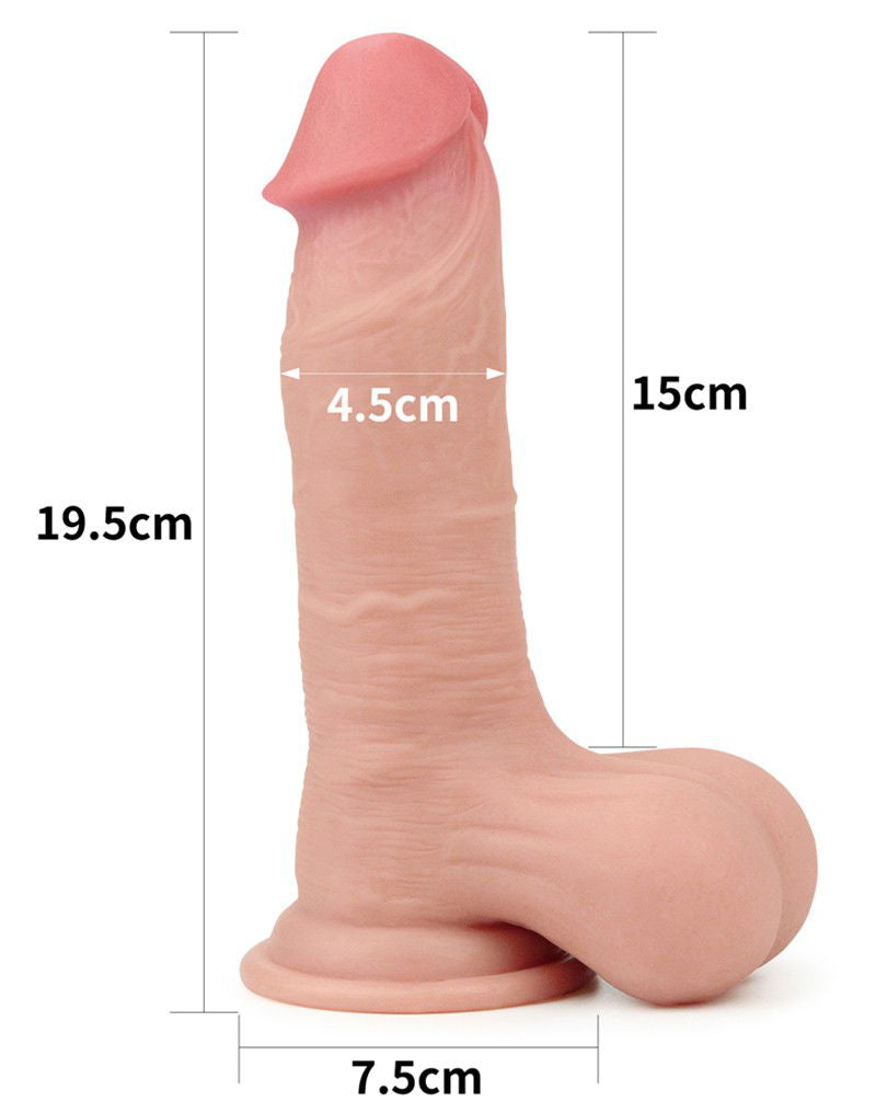 LoveToy - 7.8 inch Sliding Skin Dildo