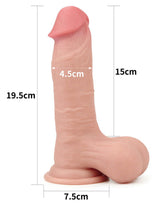 LoveToy - 7.8 inch Sliding Skin Dildo
