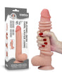 LoveToy - Sliding Skin Dildo 9" / 23 cm (Ø 3.5 CM) - Nude