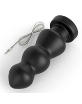 LoveToy - King Size Vibrating Anal Rigger 20 cm - Zwart