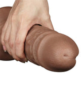 LoveToy - Realistic Chubby Dildo 27 cm - Bruin