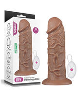 LoveToy - Realistic Chubby Vibrerende Dildo 27 cm - Bruin