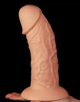 LoveToy - Realistic Curved Dildo 24 cm - Nude