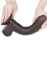 LoveToy - Sliding Skin Dildo 22.8 cm - Zwart