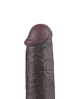 LoveToy - Sliding Skin Dildo 22.8 cm - Zwart