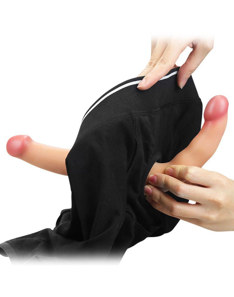 LoveToy - Unisex Strap-On Shorts Size L - Zwart