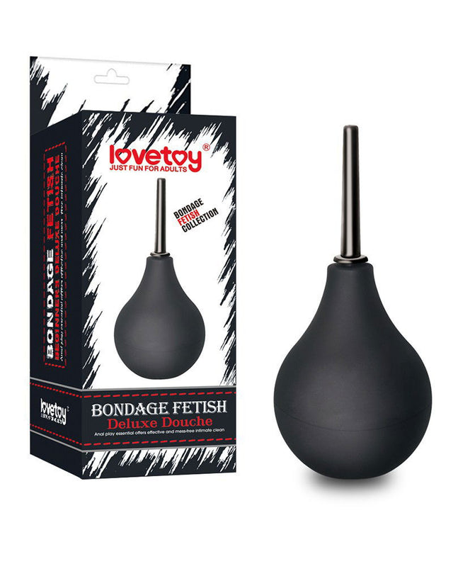LoveToy - Bondage Fetish Deluxe Douche - Zwart