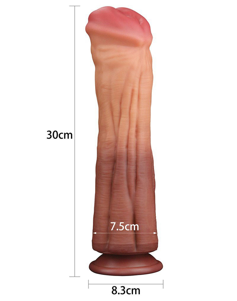 LoveToy - Dildo met Aderen
