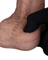 LoveToy - Dubbellaagse siliconen dildo 21,5 cm (Ø 4,2 cm) - Bruin