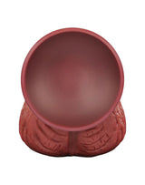 LoveToy - Extreme Dildo met Touw Motief 24 cm - Bruin & Nude