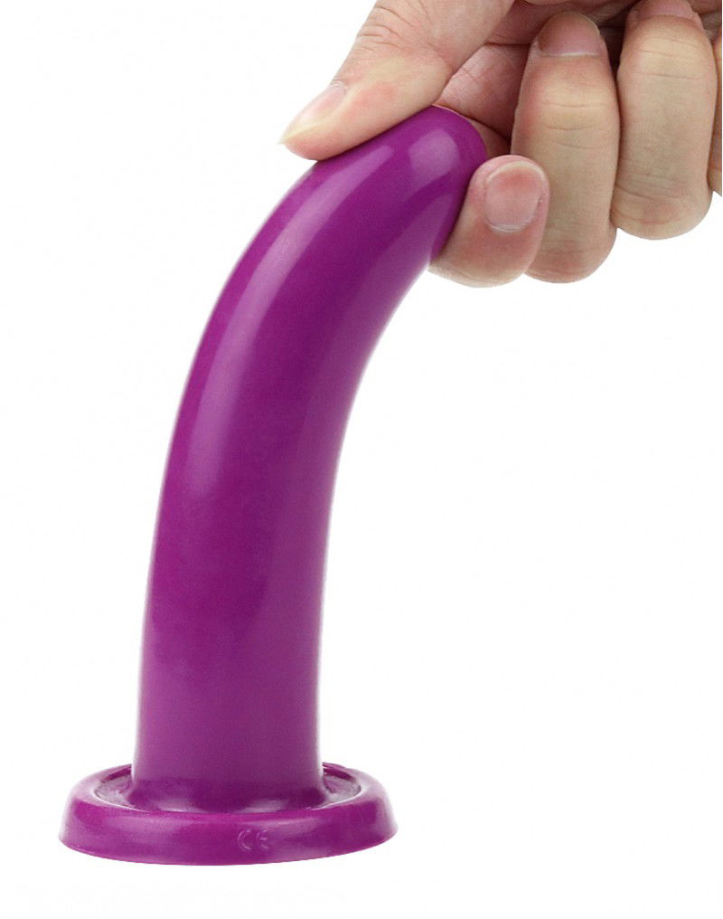 LoveToy - Holy Dong Medium Dildo 13.5 cm - Paars