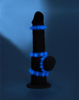 LoveToy - Lumino Play Cock Ring Set van 4 - Glow in the Dark