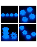 LoveToy - Lumino Play Cock Ring Set van 4 - Glow in the Dark