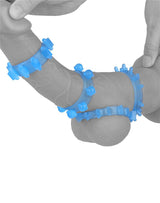 LoveToy - Lumino Play Cock Ring Set van 4 - Glow in the Dark