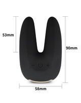 LoveToy - O-Sensual Rapture Twin - Clitoris of Tepel Vibrator - Zwart