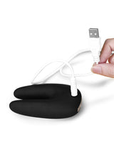 LoveToy - O-Sensual Rapture Twin - Clitoris of Tepel Vibrator - Zwart