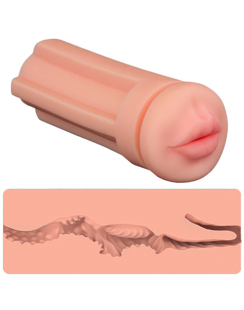 LoveToy - Pleasure Brew Cream Ale Mouth Masturbator - Groen & Nude