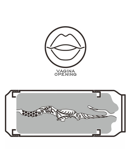 LoveToy - Pleasure Brew Cream Ale Mouth Masturbator - Groen & Nude